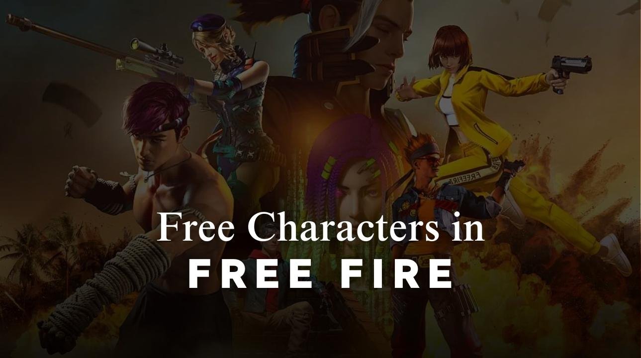 these are the best free characters in free fire